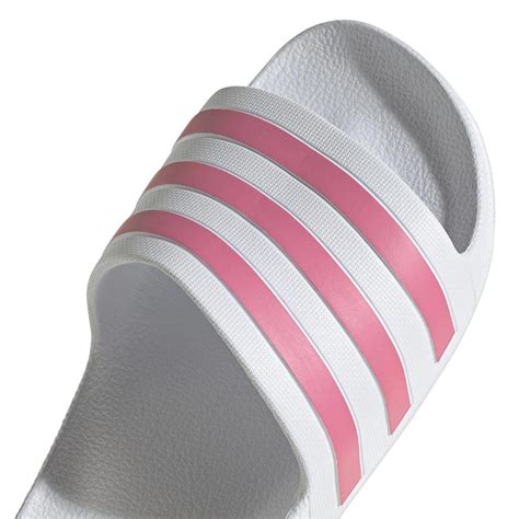 adidas Adilette Aqua Slippers Dames Lichtroze Wit 